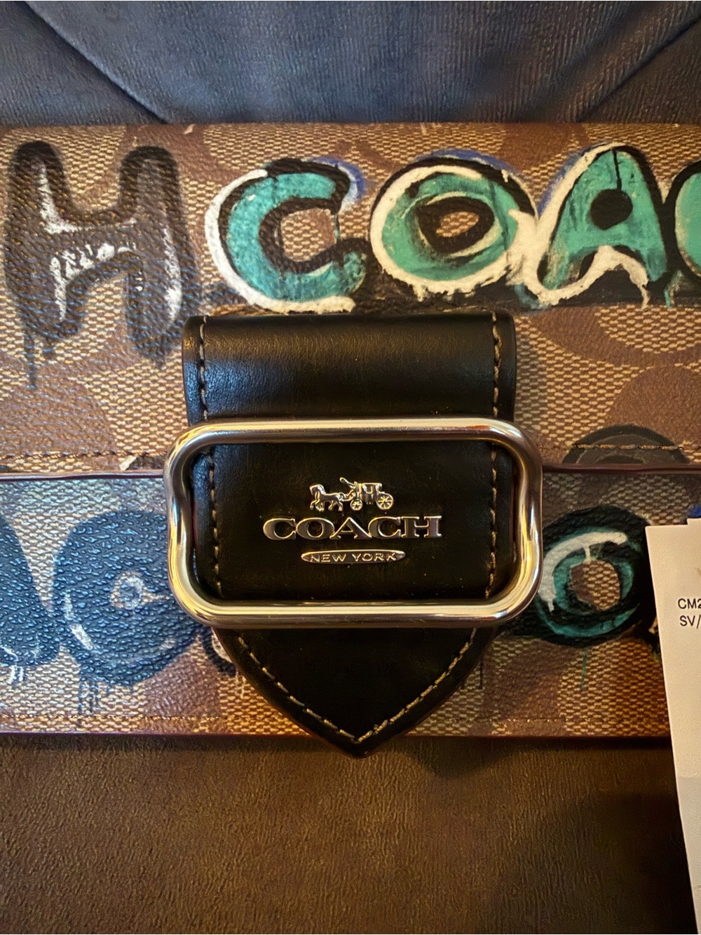NWT Rare Coach X Mint + Serf Morgan Crossbody In Signature Canvas CM214 - Picture 7 of 17